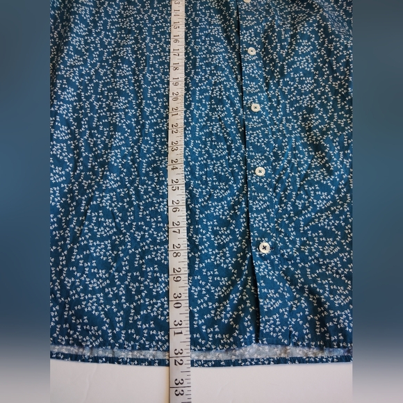Raging Bull Men's Western Long Sleeve Button Down Peacock Blue Shirt ~ XXL - Picture 11 of 11